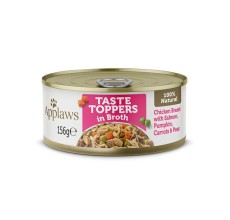 Applaws Taste Topper Broth Chicken Salmon Dog Tin 156g