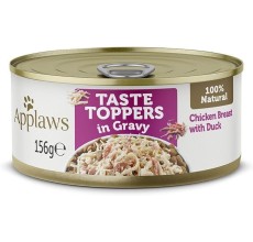 Applaws Taste Topper Gravy Chicken Duck Dog Tin 156g