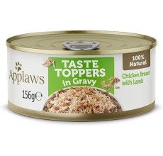 Applaws Taste Topper Gravy Chicken Lamb Dog Tin 156g