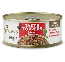 Applaws Taste Topper Stew Beef Veg Dog Tin 156g