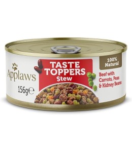Applaws Taste Topper Stew Beef Veg Dog Tin 156g