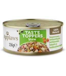 Applaws Taste Topper Stew Chicken Lamb Veg Dog Tin 156g