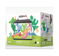 Aquael Aquarium Set Leddy Mini 35 Black
