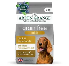 Arden Grange Grain Free Adult Duck & Superfoods Dry Dog Food 2kg