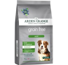 Arden Grange Grain Free Adult Lamb Dog Dry Food - 12KG