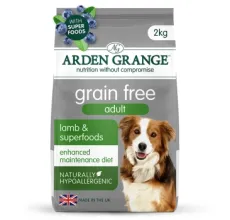 Arden Grange Grain Free Adult Lamb Dog Dry Food - 2KG