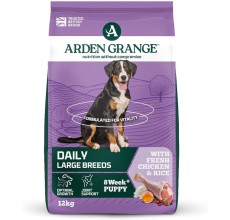 Arden Grange - Puppy/Junior Large Breed Chicken & Rice (12kg)