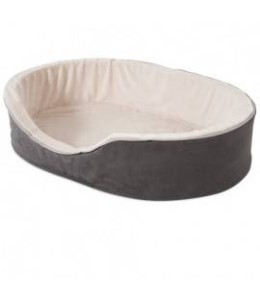 ASPEN PET 28 X 21 X 7.5 LOUNGER ASSORTED PLUSH/SUEDE