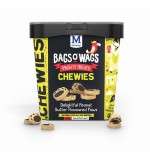 Bags O' Wags Chewies Peanut Butter Paws 500g Tub