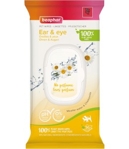 Beaphar Pet Wipes Ear & Eye (30 Wipes)