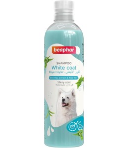 Beaphar Shampoo Green Tea and Aloe Vera for White Coated Dogs 250 ml