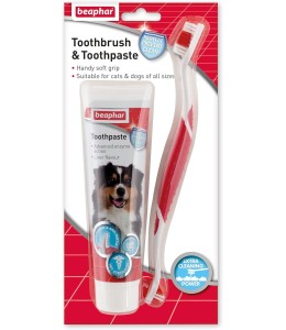 Beaphar Toothbrush & Toothpaste Combipack