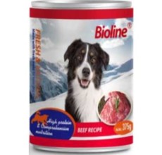 Bioline Canned Dog Food 375g- Flavor - Chicken Head