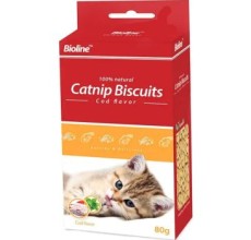 Bioline Catnip Biscuits 80g Flavor - Cod Flavor