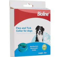 Bioline Flea And Tick Collar For Dogs - 60Cm[Length - 60Cm, Weight - 34G]