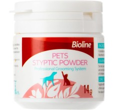 Bioline Stop Bleeding Pets Styptic Powder 14g.