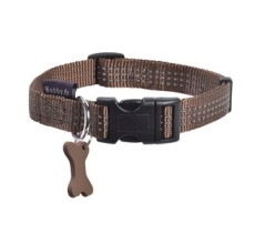 Bobby Safe Reflective Dog Collar Lagoon - Large
