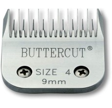 ButterCut Stainless Steel Clipper Blade 4F Finishing - 9mm