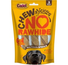 Cadet 3 pk Medium Chewy N Crunchy Spirals Dog Treats & Chews