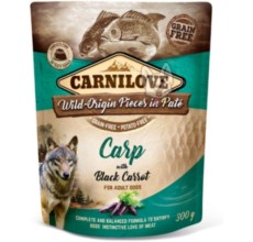 Carnilove Carp with Black Carrot for Adult Dogs (Wet Food Pouches) 300g