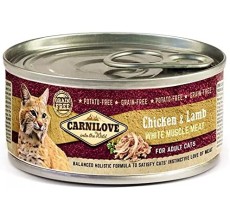 Carnilove Chicken & Lamb for Adult Cats (Wet Food Cans) 100g