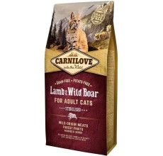Carnilove Lamb & Wild Boar for Adult Cats 6kg