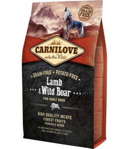 Carnilove Lamb & Wild Boar For Adult Dogs 4kg