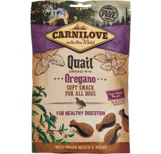 Carnilove Quail enriched with Oregano Soft Snack for Dogs 200g