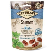 Carnilove Salmon with Mint Crunchy Snack for Cats 50g