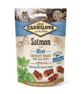 Carnilove Salmon with Mint Crunchy Snack for Cats 50g