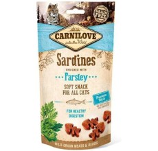 Carnilove Sardine enriched with Parsley Soft Snack for Cats 50g