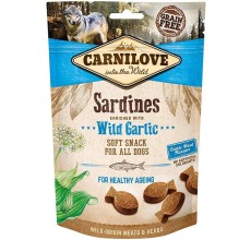 Carnilove Sardines Enriched with Wild Garlic Soft Snack for Dogs 200g