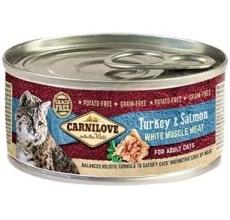 Carnilove Turkey & Salmon for Adult Cats (Wet Food Cans) 100g