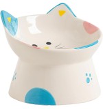 Cat design Cat Bowl - 11.5 x 9.7cm - Blue