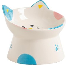 Cat design Cat Bowl - 11.5 x 9.7cm - Blue