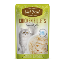 Cat Fest Chicken Fillets In Tender Jelly For Cats 70g