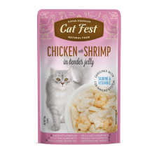 Cat Fest Chicken With Shrimp In Tender Jelly For Cats 70g