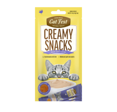 Cat Fest Creamy Snacks-Duck With Caviar 4x10g
