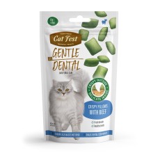 Cat Fest Dental Treats For Cats -Crispy Pillows -Beef 30g