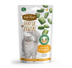 Cat Fest Dental Treats For Cats -Crispy Pillows -Chicken 30g