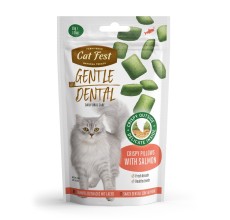 Cat Fest Dental Treats For Cats -Crispy Pillows -Salmon 30g