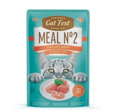 Cat Fest Meal No 2 Cat Food in Jelly-Tuna With Shrimp 50g