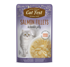 Cat Fest Salmon Fillets In Tender Jelly For Cats 70g