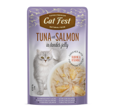 Cat Fest Tuna With Salmon In Tender Jelly For Cats 70g