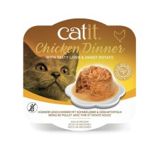 Catit Chicken Dinner Wet Cat Food with Liver & Sweet Potato 80G