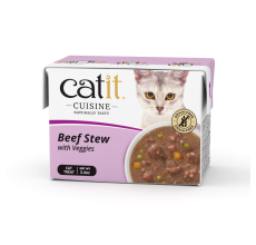 Catit Cuisine Beef Stew with Veggies, 95 g Tetra, 12pcs/box