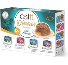 Catit Fish Dinner Multipack, 12 x 75 g