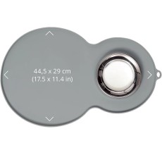 Catit Peanut Placemat Grey - Medium