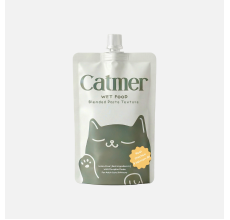 Catmer Wet Cat Food Pouch, Chicken & Salmon Oil, 85g
