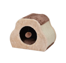 Catry Cat House With Scratcher 35X25X27Cm